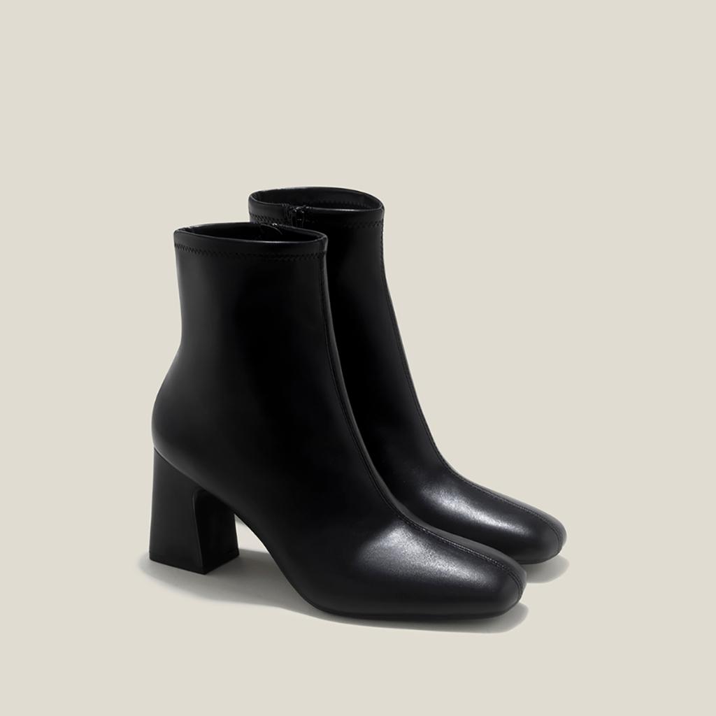Vascara Ankle Boots Gót Trụ - BOT 0930