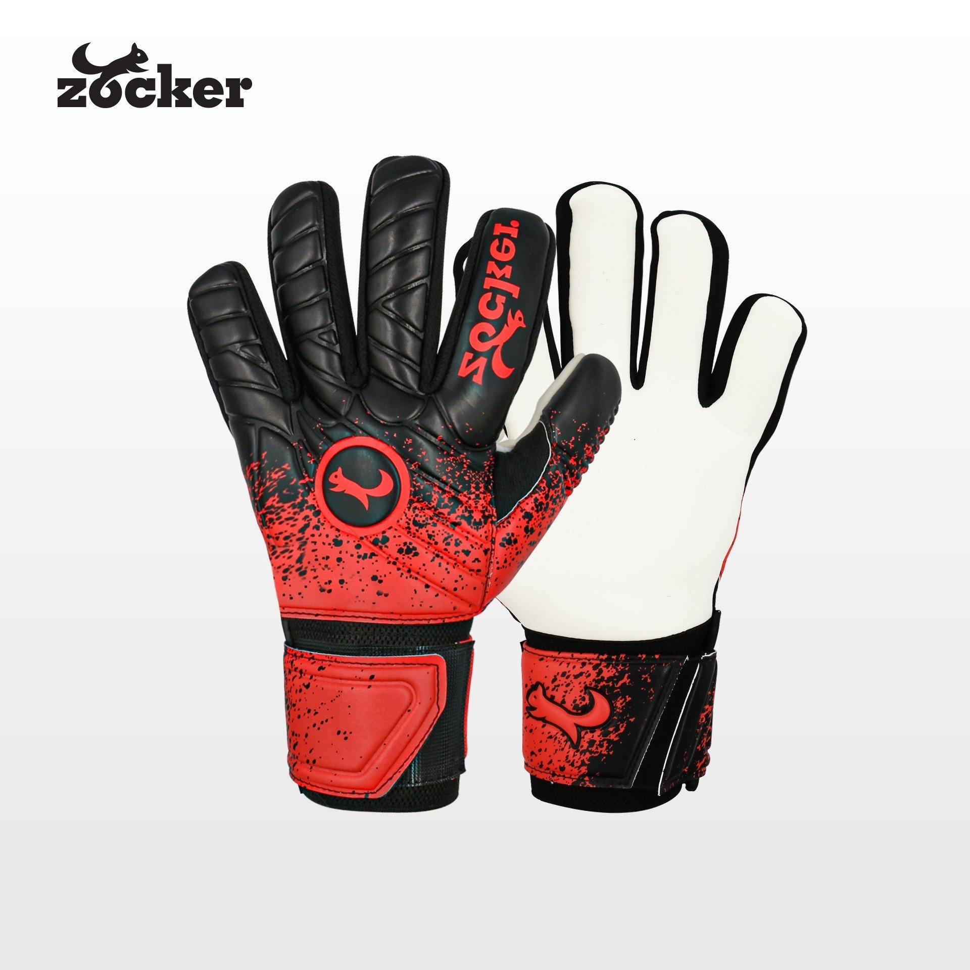 Găng Tay Thủ Môn Zocker Gloves Spencer - Bắt Dính Bóng, Thoáng Khí, Không Xương Linh Hoạt, Tặng Kèm Tất hoặc Túi Chính Hãng