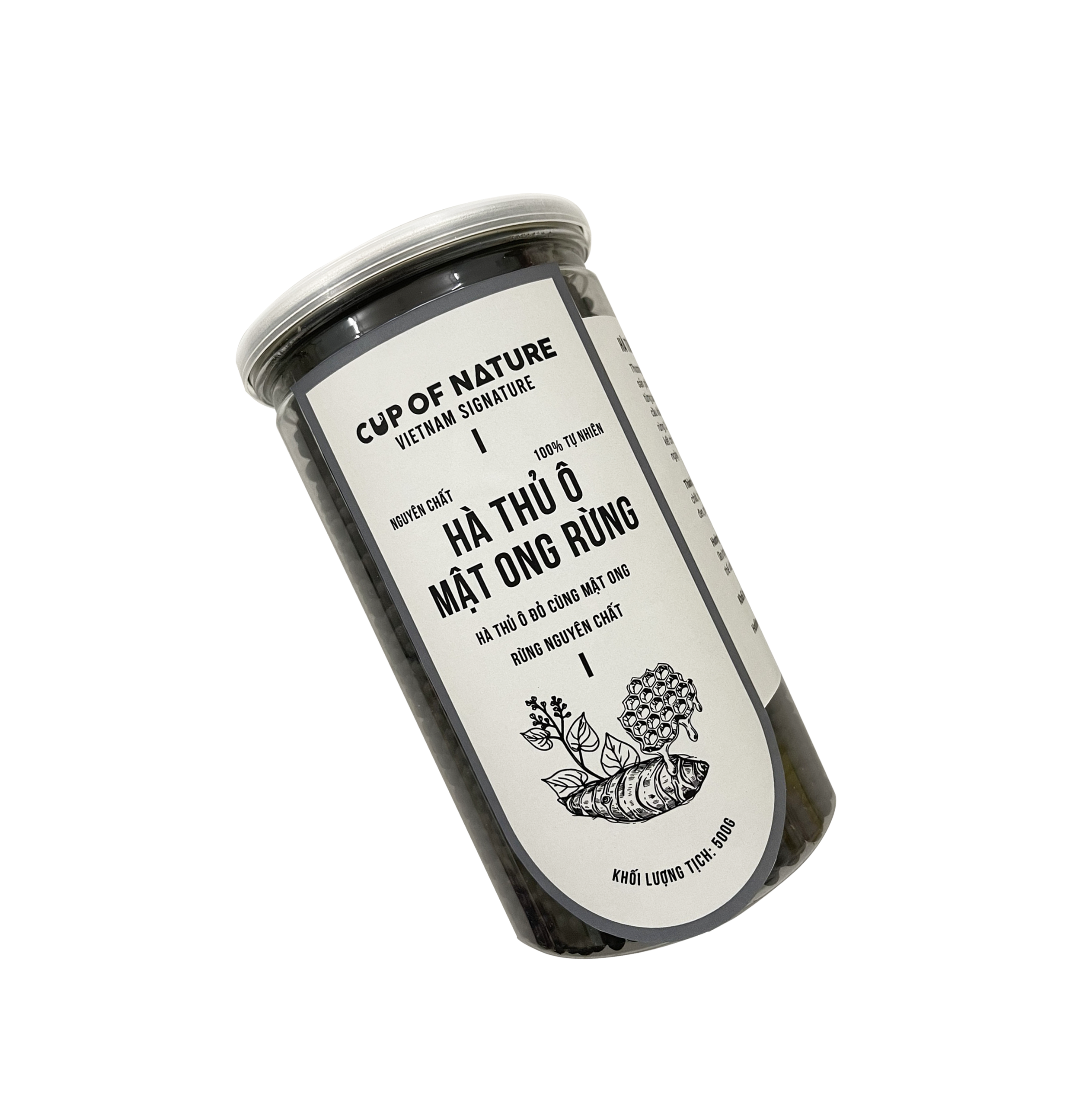 Combo 2 hộp Hà thủ ô mật ong rừng nguyên chất Cup Of Nature cao cấp 500g