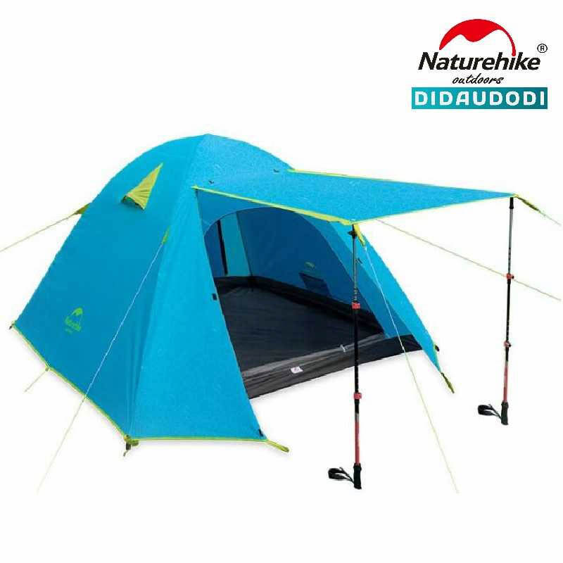 Lều Naturehike 4 người chính hãng, nhẹ, chống nước, chống tia UV, dễ dàng lắp đặt NH18Z044-P