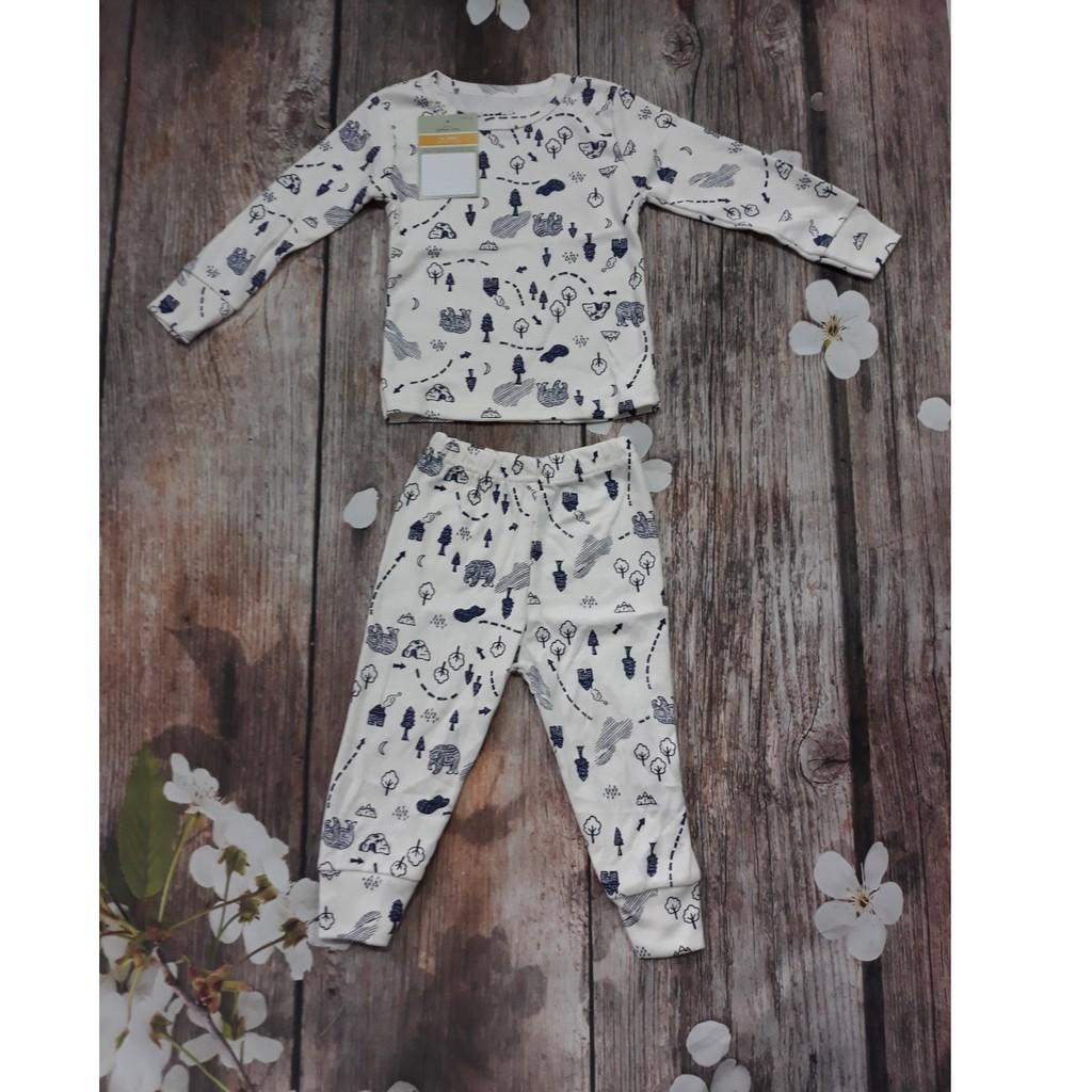 Bộ quần áo Cater bé trai dài tay cotton 4 chiều hàng đẹp chuẩn size bỏ shop