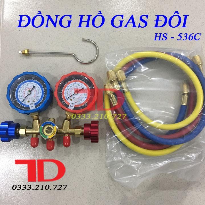 Đồng hồ đo áp suất gas lạnh điều hòa ô tô HS-536C