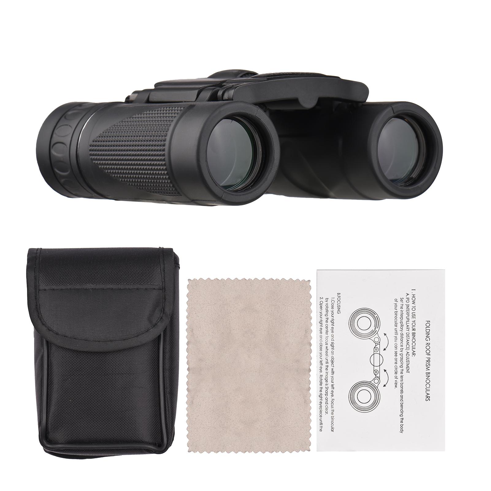 Mini Binoculars Foldable Pocket Binoculars for Adults Kids Bird Opera Watching Sightseeing Hiking Travel Concert Theater