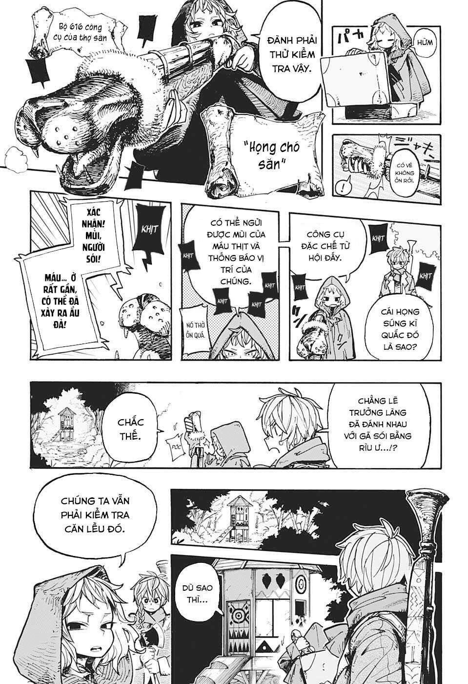 hội thợ săn: khăn đỏ chapter 1 24