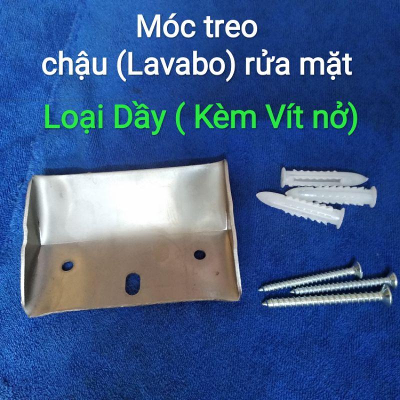 GIÁ MÓC TREO CHẬU RỬA MẶT KIỂU INAX Kèm Vít Nở