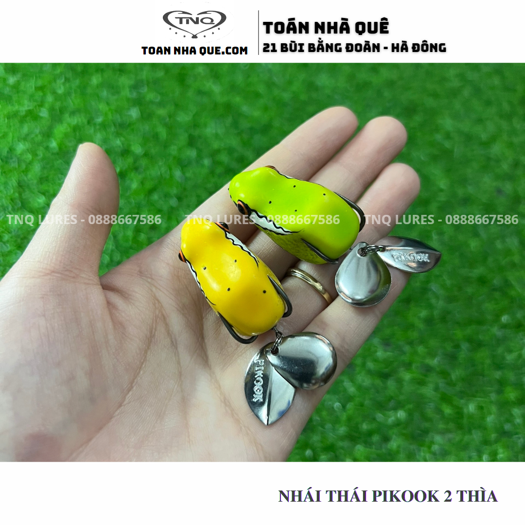 Nhái hơi sóc chuột Pikook Thái Lan - nổi 10.5G câu lóc TNQ LURES - Toán nhà quê  giao màu ngẫu nhiên