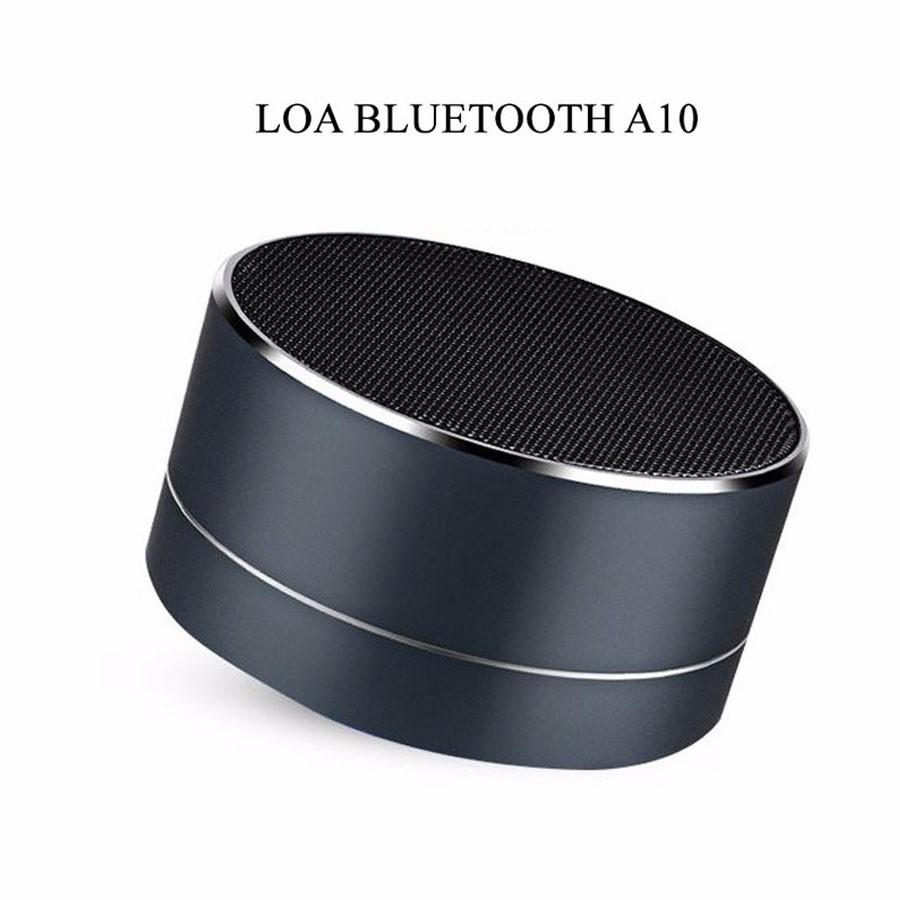 Loa bluetooth A10 mini vỏ nhôm, Siêu Bass- hàng chính hãng