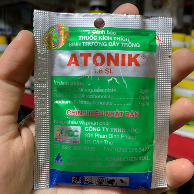 Hộp 10 gói phân bón lá kích mầm Atonik