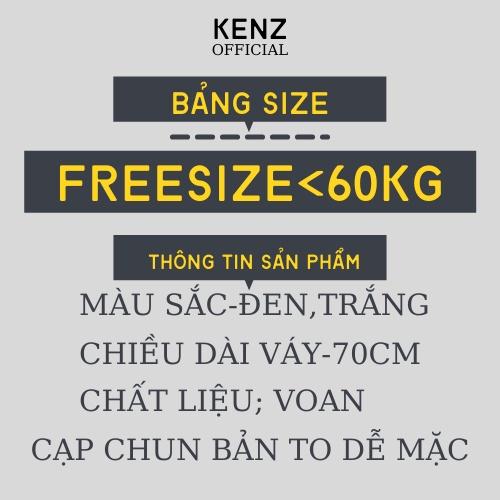 Chân váy nữ voan xếp ly 3 tầng dáng dài Ulzzang