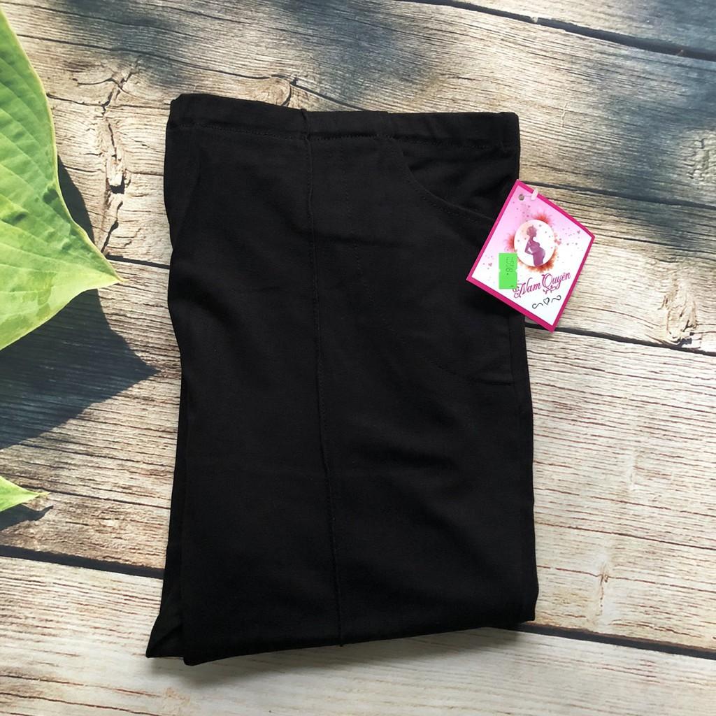 Quần bầu có sọc gân-quần bầu cotton mềm mịn mát QB558