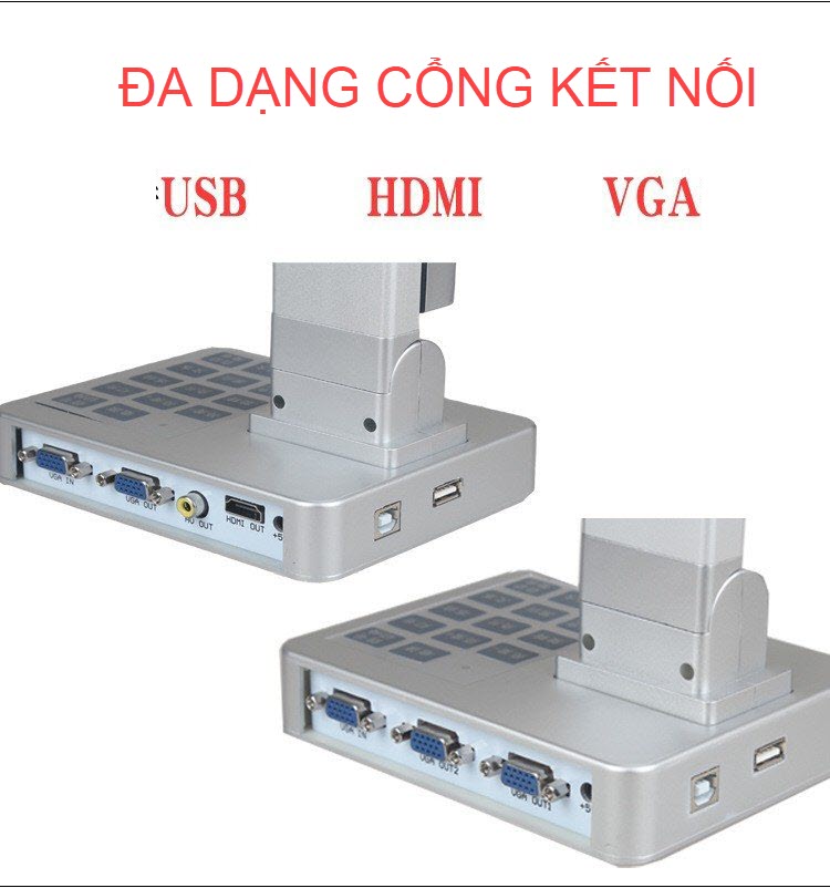 Máy Chiếu Vật Thể Scan Tài Liệu Màu Tốc Độ Cao K800 Plus Hỗ Trợ Kết Nối VGA - HDMI - USB - AV Độ Phân Giải 10MP. A3/A4/A5 Document Camera Image Scanner Direct Connect Visualizer Ultra Zoom Google Meet For Office And Classroom