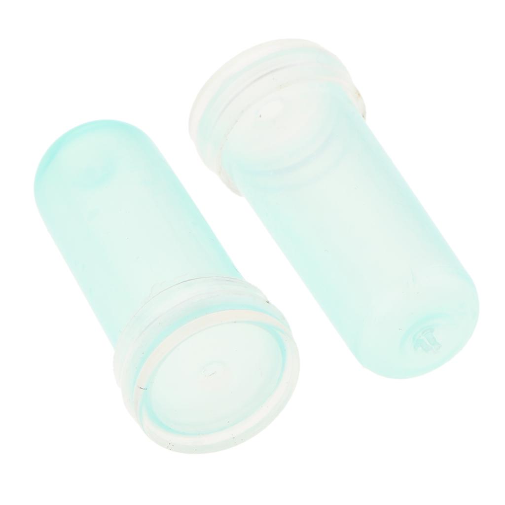 Plastic Flower Water Tubes Floral Tube/Vials Clear Blue_4.1x1.8cm