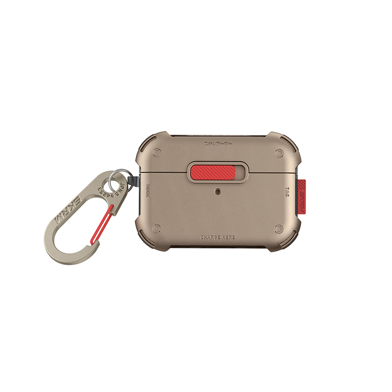 Ốp Bảo Vệ Skinarma MECHA Cho Airpods Pro 2/1 Thiết Kế Độc Đáo Có Khóa Cài Tặng Kèm Móc Đeo Zinc Alloy Chống Sốc Tốt Hàng Chính Hãng