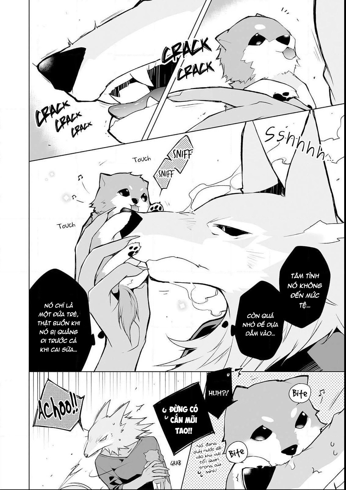 anh chàng người sói và tiểu thuyết gia lập dị chapter 7 8