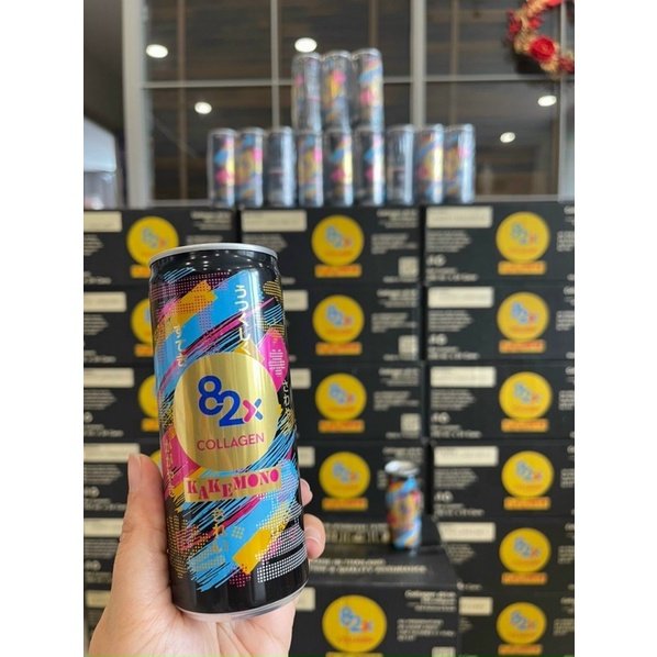 82X Nước uống giải khát đẹp da Kakemono 245ml/lon .