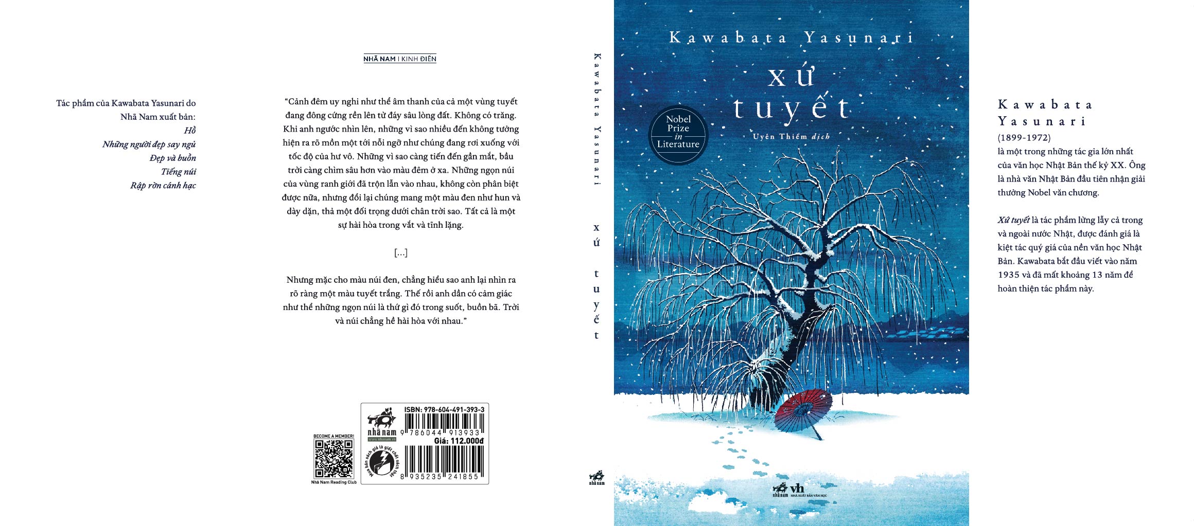 Sách - Xứ tuyết (Bìa cứng) (Kawabata Yasunari) (Nhã Nam Official)