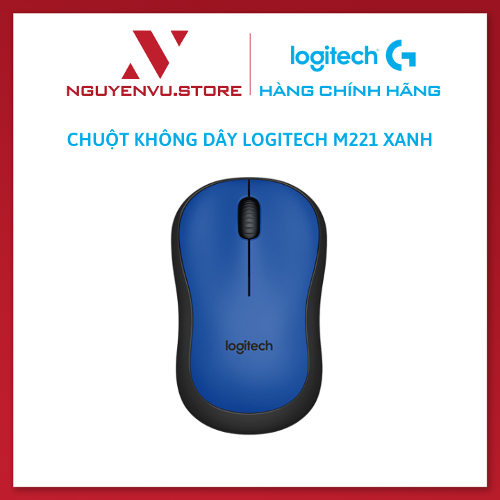 Chuột Không Dây Logitech M221 - Hàng Chính Hãng