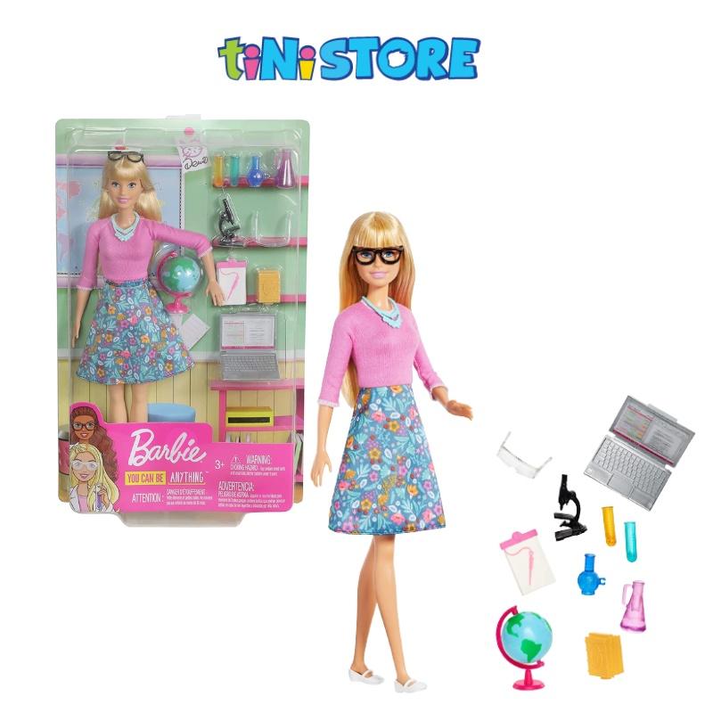 Bộ đồ chơi búp bê giáo viên tóc vàng Barbie