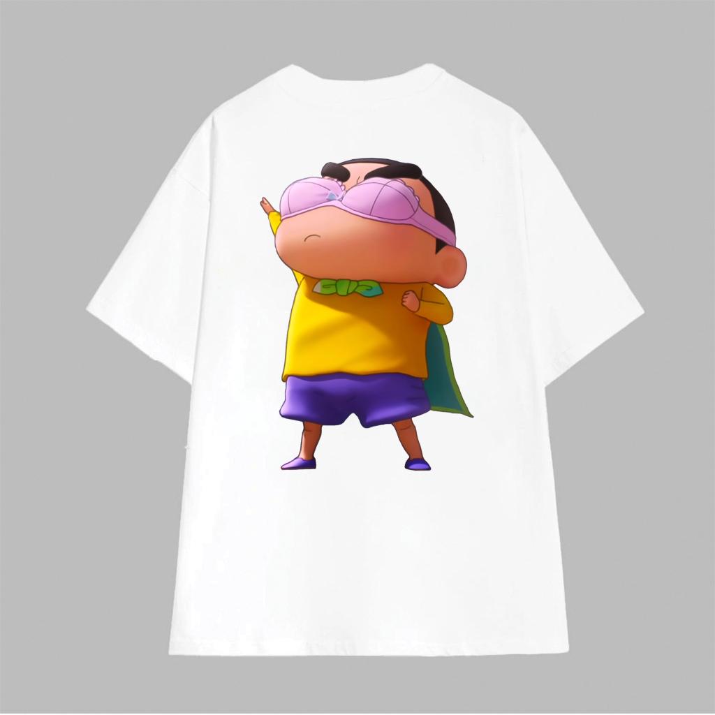 Cao cấp - Áo thun oversize bé Shin Siêu Năng Lực cậu bé bút chì hài hước Shin Chan BND329