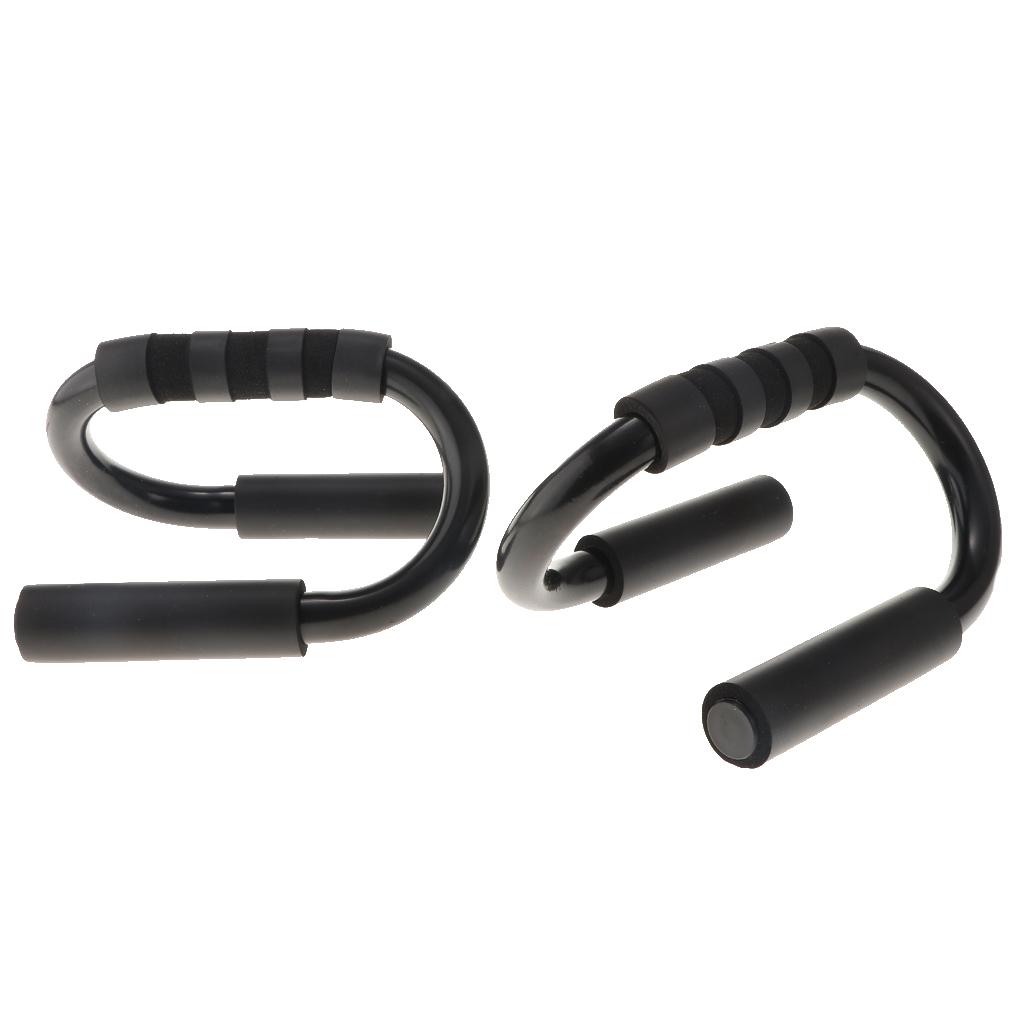 Ab Wheel Roller Fitness Workout Equipment Push Up Bar Chest Arm Muscle Trainer