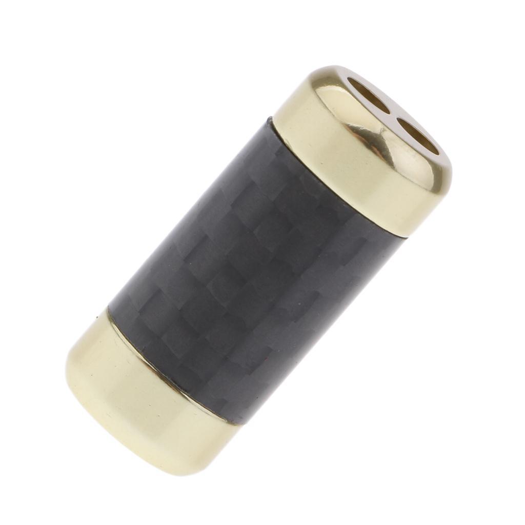 Portable Earphone Speaker Cable Splitter DIY 5mm In 3mm Out for Home Gold