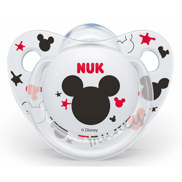 Bộ 2 Ti Giả Silicone Mickey Sleeptime Nuk NU34338 (0-6 tháng) - Mẫu Ngẫu Nhiên