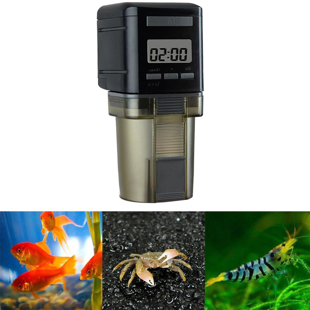 Digital LCD Automatic Fish Food Feeder Pond Aquarium Tank Auto Feeding Timer, Aquatic Nursery