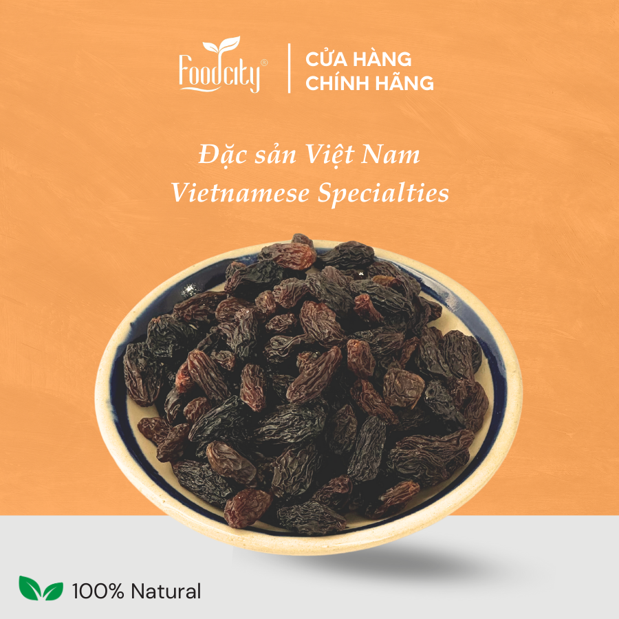 Nho khô size to, vị ngọt tự nhiên, tốt cho sức khỏe thương hiệu Foodcity Store