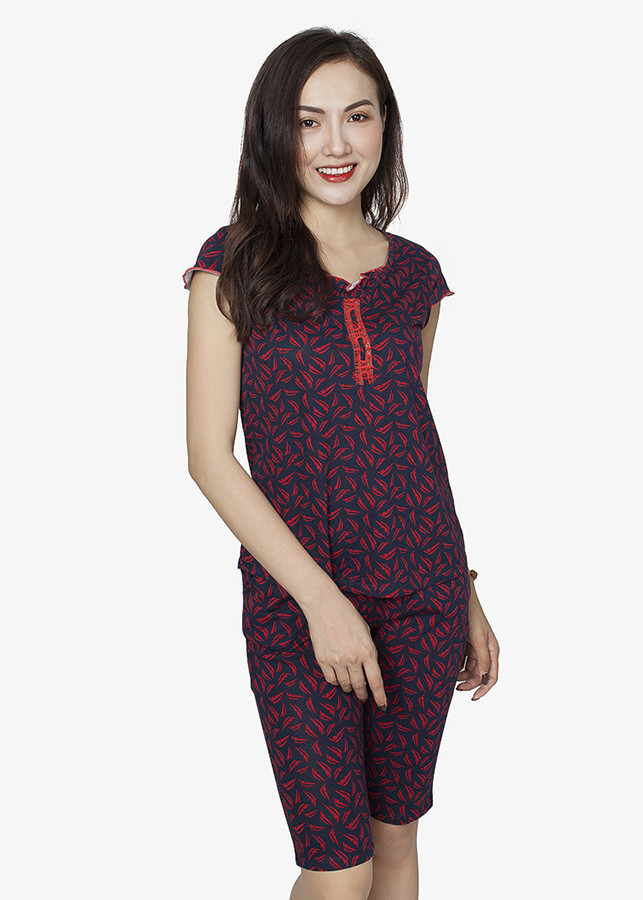 Bộ lửng nữ Narsis M8036 màu đỏ phối