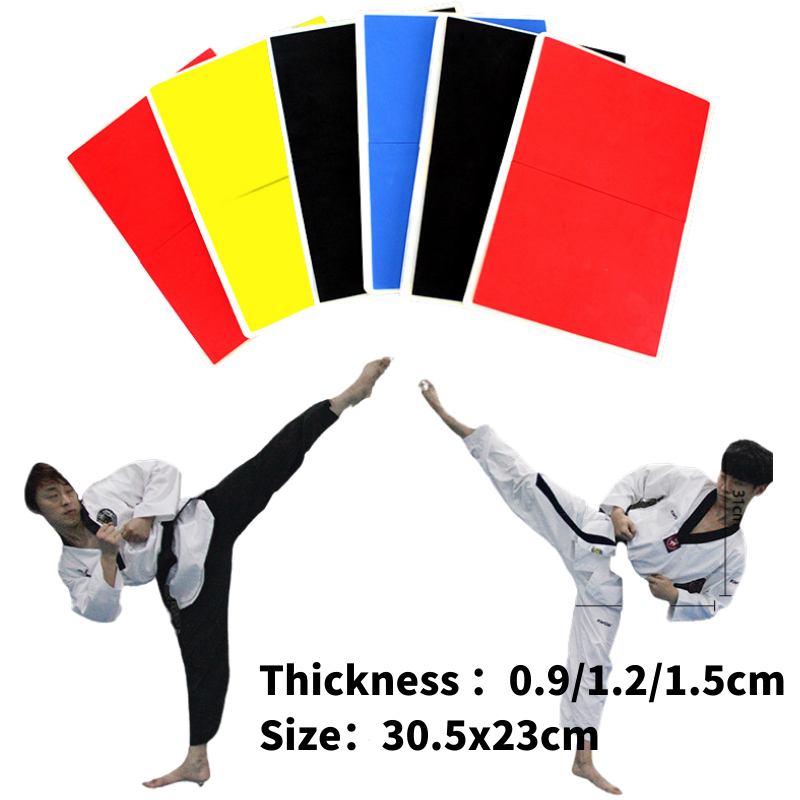 Hội đồng quản trị phá vỡ có thể tái sử dụng Taekwondo Wesing võ thuật Đào tạo Taekwondo Hội đồng quản trị có thể tái tạo Taekwondo Color: black 2cm