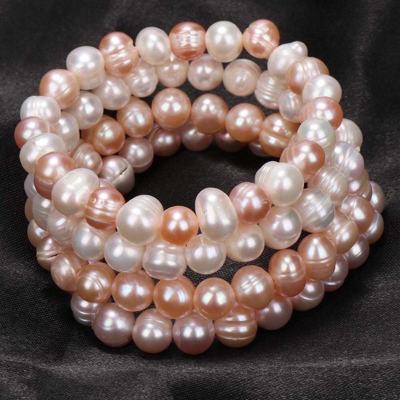 Vòng Tay Hạt 8 Ly Rằn Lõi Thun Co Giãn Dễ Thương - Trường Thịnh Ngọc Trai