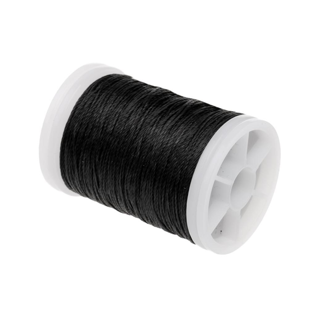 3xFiber Bow String Serving Thread 120m for Bow String Archery Supplies Black
