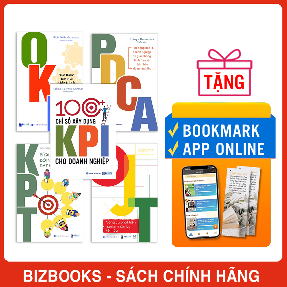 Combo 5 Cuốn Bộ Công Cụ Xây Dựng Đo Lường Toàn Bộ Các Chỉ Số Của Doanh Nghiệp
