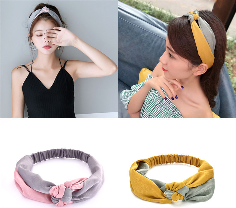 Combo 2 Băng đô turban vải nhung cao cấp - Băng đô buộc tóc vải nhung - Turban vải nhung cao cấp