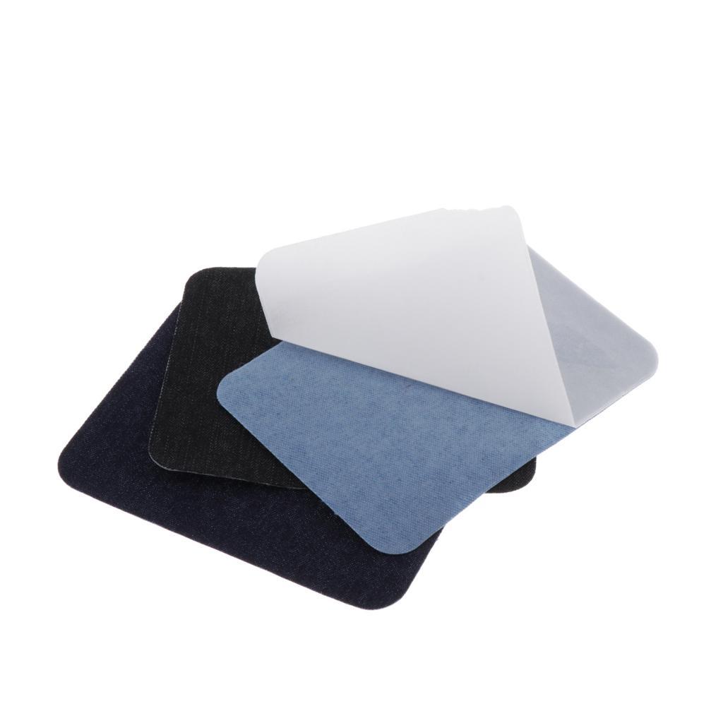 3 Đôi)-trên Khuỷu Tay Đầu Gối Jean Denim Miếng Dán Cho Sửa Chữa Trang Trí Táo