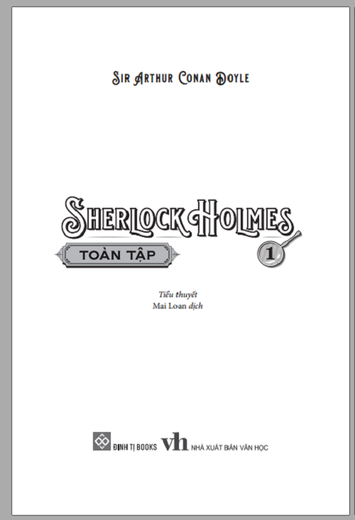 Truyện trinh thám - Sherlock Holmes Toàn Tập ( Bộ 3 tập )