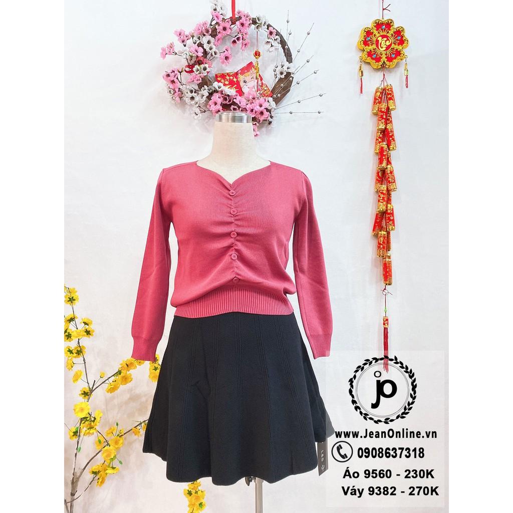Áo Len Crop Nút áo kiểu len dệt kim, thời trang nữ bigsize
