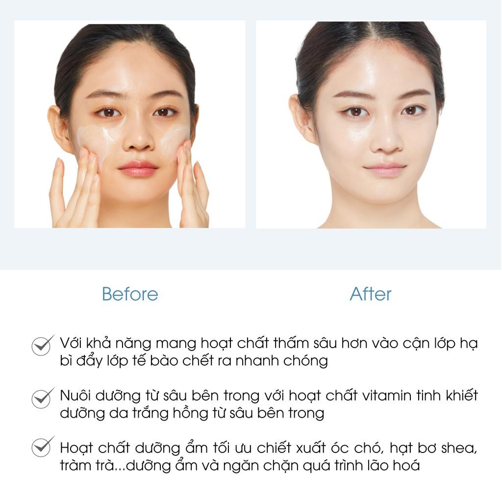 Muối tẩy tế bào chết da mặt Sợi dừa non Acosmetics - Giúp làm sạch da mặt và làm mờ thâm sạm