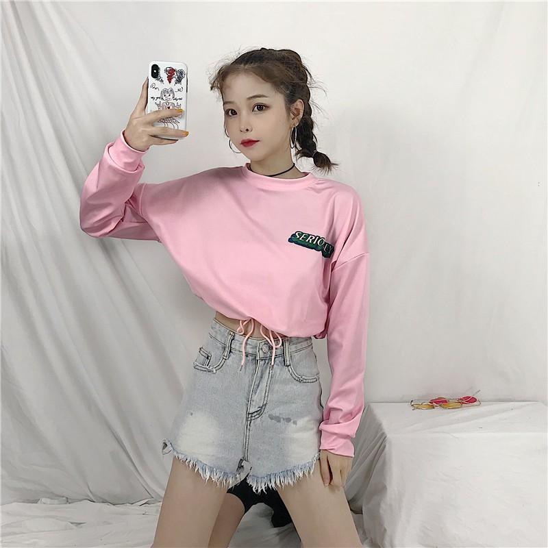 Áo Croptop Xinh Xắn Nữ Tính