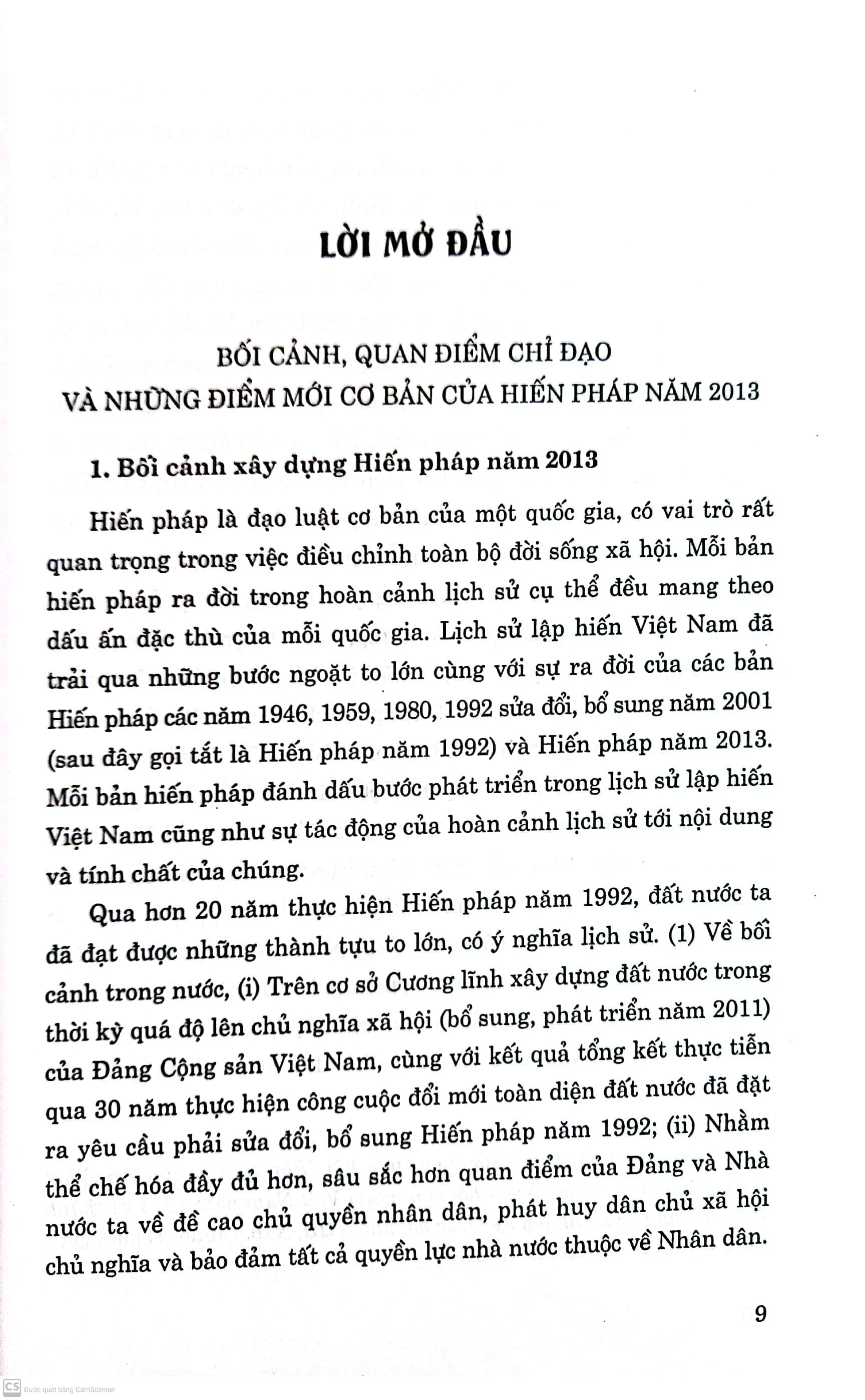 Bình luận khoa học hiến pháp hiện hành (năm 2013)