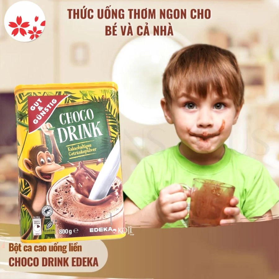 Bột Choco Drink Gut & Gunstig pha uống hộp 800gr