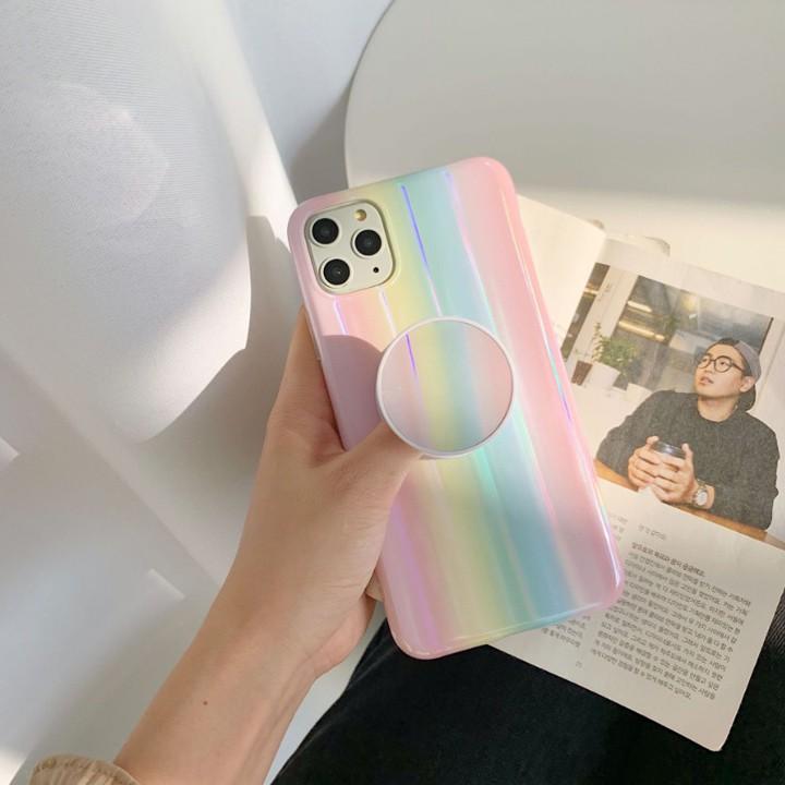 Ốp Lưng cho iPhone 6/6S/6Plus/6SPlus/7/8/7Plus/8Plus/X/XS/XR/XSMax/11/11Pro/11ProMax Sắc Màu - Mã TZAC255
