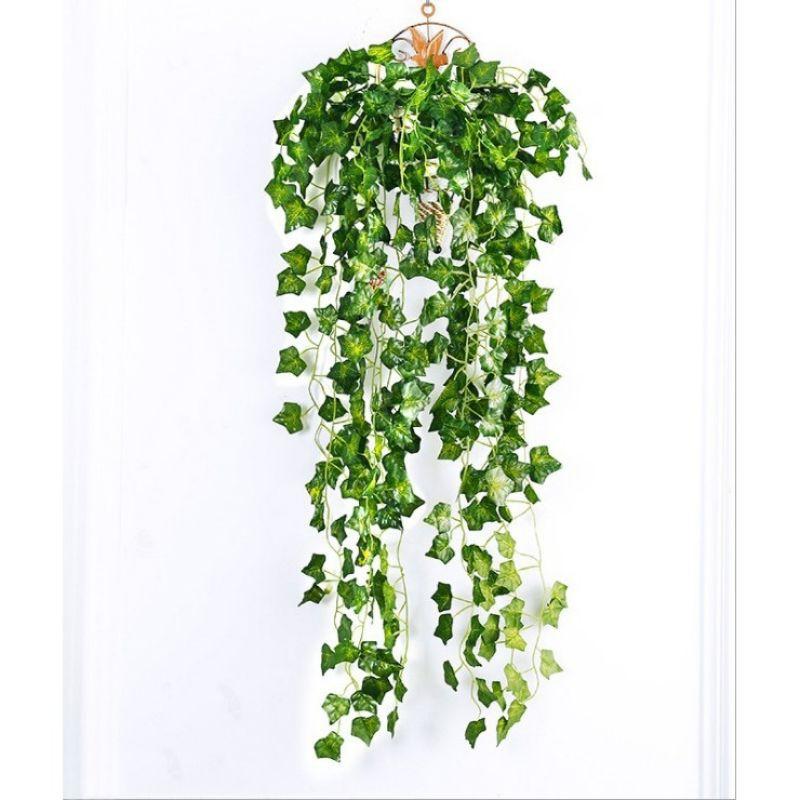 Rủ lá thường xuân treo tường dài 1m- Hoa vải lụa