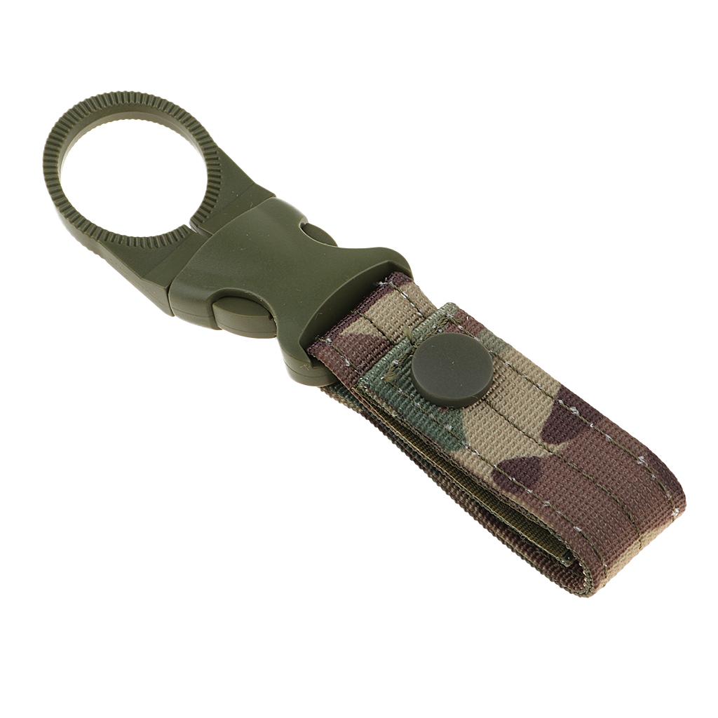 Key Ring Holder Gear Keychain Clip Nylon Webbing Quick Release Buckle Molle Bag Attachments