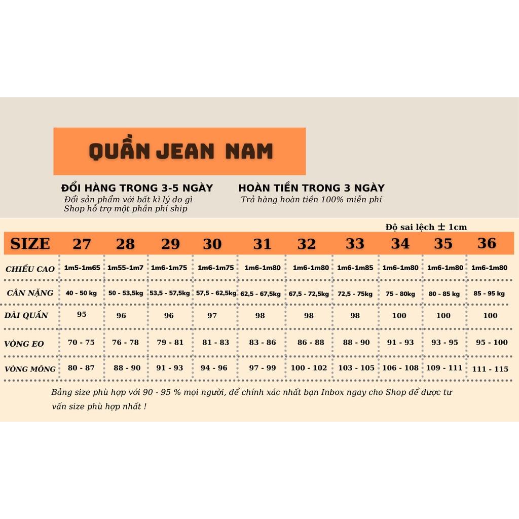 Quần jean baggy jeans nam ống suông rộng phong cách bụi style hàn quốc TR01 PATADOSHOP
