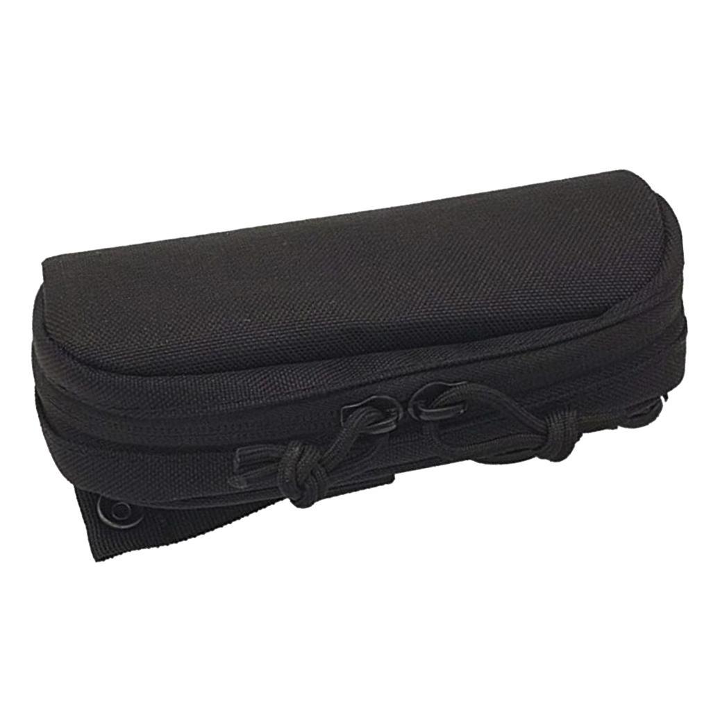 2x Eyeglasses Hard Case Molle Zipper Sunglasses Carrying Case