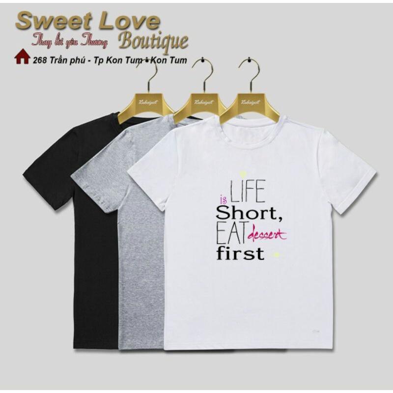 Xả Hàng Áo thun trơn Nam nữ