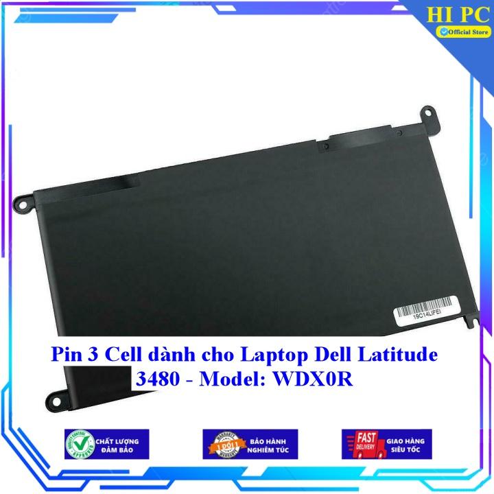 Pin cho Laptop Dell Latitude 3480 - Model: WDX0R - Hàng Nhập Khẩu