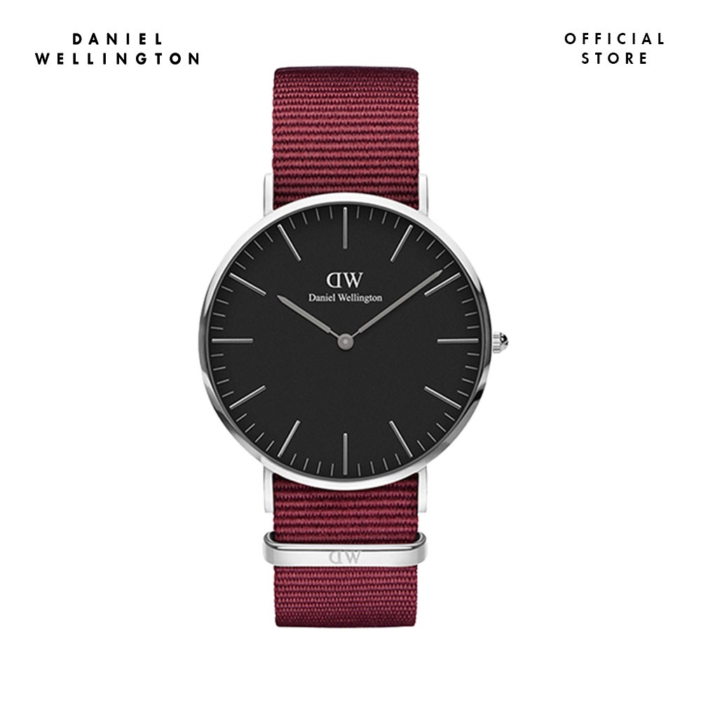 Combo Gift Nữ Daniel Wellington Đồng hồ Classic Roselyn DW00100274 + Dây vải nato Classic DW00200050