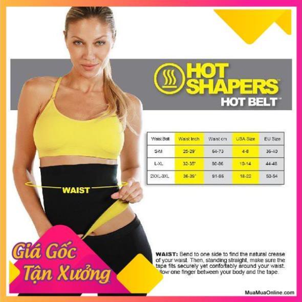 Đai Quấn Giảm Mỡ Bụng Hot Shaper FREESHIP  TP'S